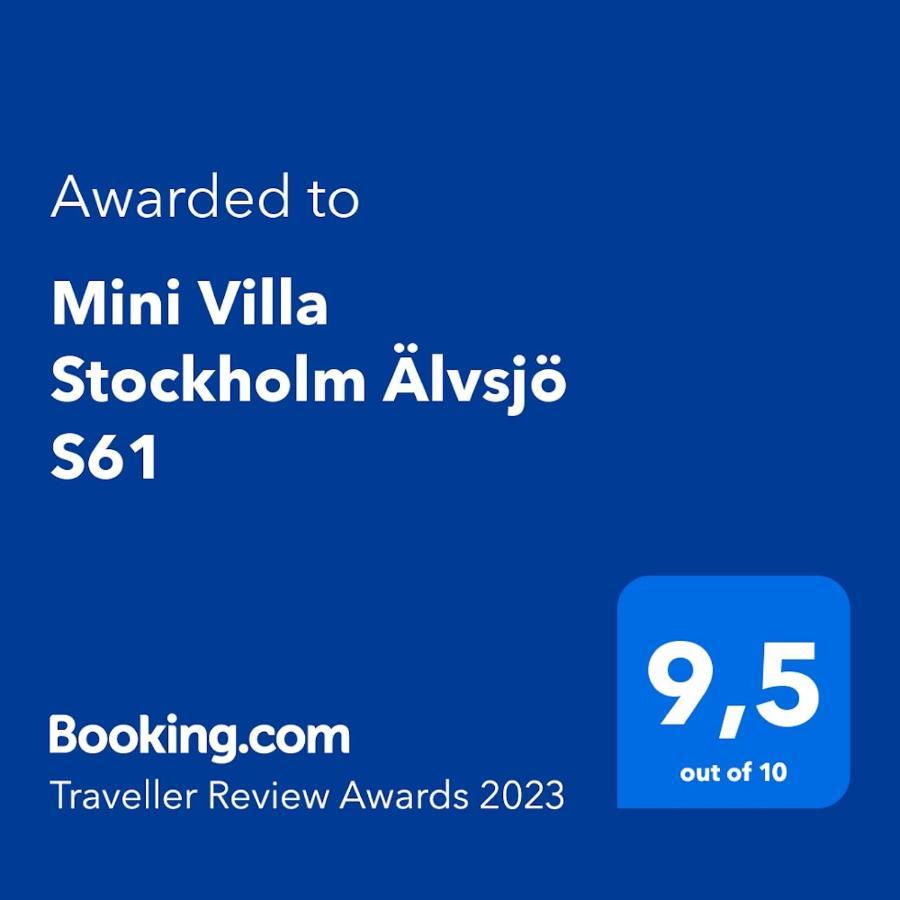 Mini Villa Stockholm Alvsjo S61 Exterior photo